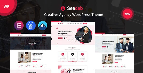 Seacab v1.0.7 创意机构WordPress主题 - 专业设计与多功能解决方案