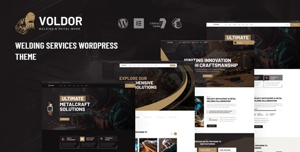 Voldor v1.0 Welding & Metal Work WordPress Theme - 焊接与金属加工WordPress主题