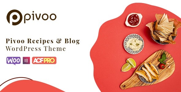 Pivoo v1.3 美食与食谱博客WordPress主题 - 专业美食博客网站模板
