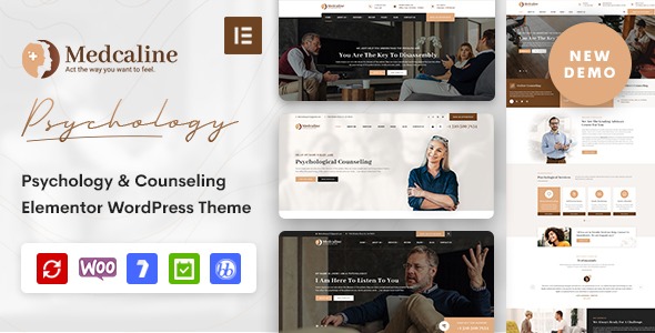 Medcaline v3.0 Psychology & Counseling WordPress Theme - 心理学与咨询WordPress主题