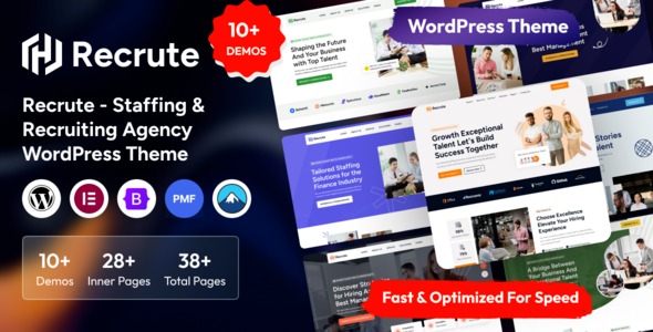 Recrute v1.0.0 – 人员招聘与人才中介机构WordPress主题