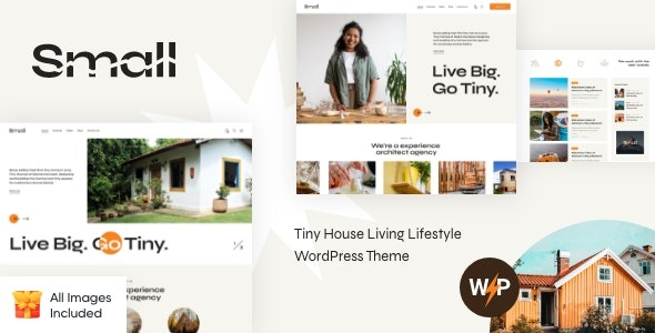 Small v1.8.0 Tiny House Living Lifestyle WordPress Theme - 简约小屋生活风格WordPress主题