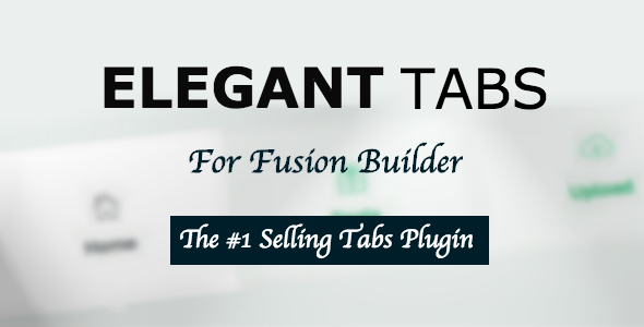 Elegant Tabs for Fusion Builder and Avada v2.7 - 优雅标签页插件
