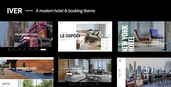 Iver v1.5 Modern Hotel Theme For WordPress - 现代酒店预订WordPress主题