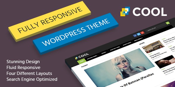 MyThemeShop Cool WordPress Theme v1.1.5 - 专业响应式多功能主题