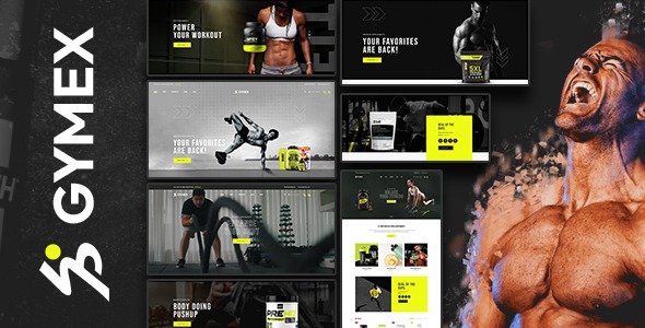 Gymex v1.1.1 补充剂与营养品 WooCommerce WordPress 主题
