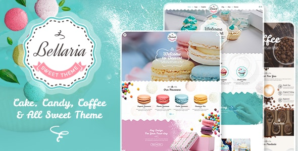 Bellaria (v1.1.9) 美味蛋糕和面包店WordPress主题
