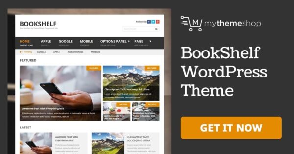 MyThemeShop Bookshelf WordPress Theme v2.1.2 - 精美书籍展示WordPress主题