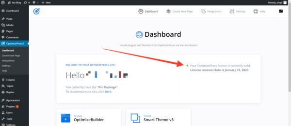 OptimizePress Dashboard Plugin v1.0.66 - WordPress优化仪表盘插件