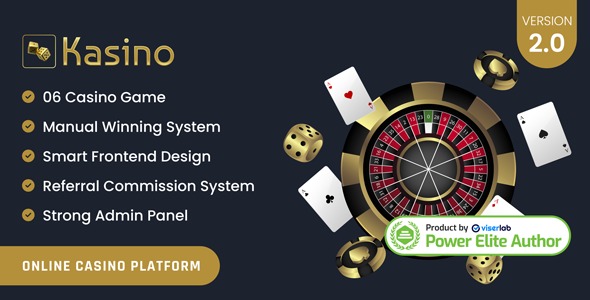 Kasino v2.0 - 在线赌场平台主题 - 专业在线博彩网站建设