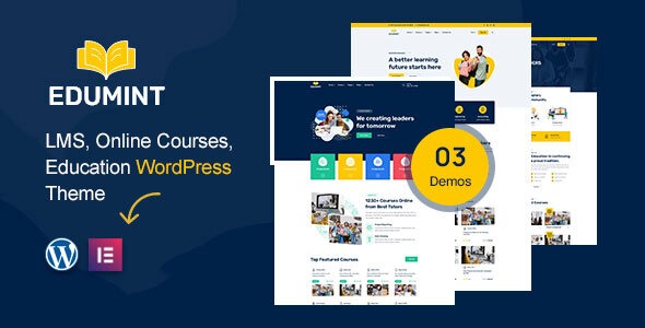Edumint (v1.0.4) LMS - 在线课程和教育WordPress主题