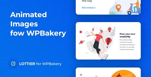 Lottier v1.1.6 WPBakery的Lottie动画图像插件