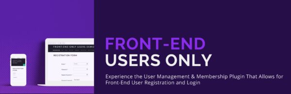 Front-End Only Users Premium (v3.2.30) - WordPress前端用户管理插件