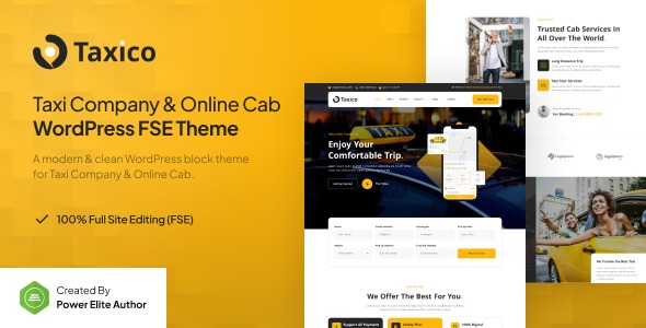 Taxico v1.0.0 出租车公司与在线叫车服务WordPress主题