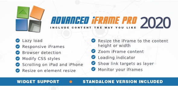 Advanced iFrame Pro 2022.7 - WordPress插件