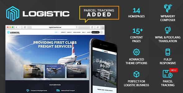 Logistic 7.3.0 - 物流运输企业WordPress主题