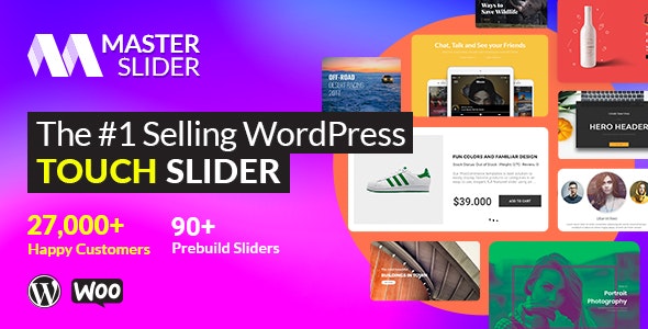 Master Slider 3.6.5 开心版 - 触摸层滑块WordPress插件