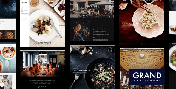 Grand Restaurant 6.6.0 开心版 - 美食餐厅咖啡网站WordPress主题