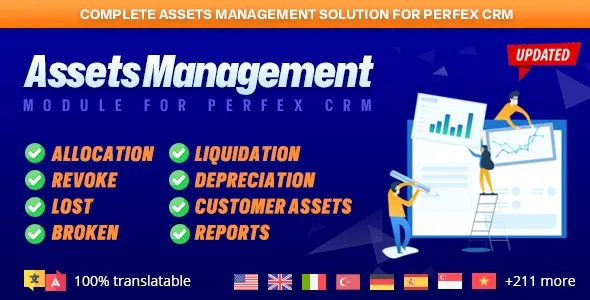 Assets Management module for Perfex CRM v1.1.0c - Perfex CRM资产管理系统模块