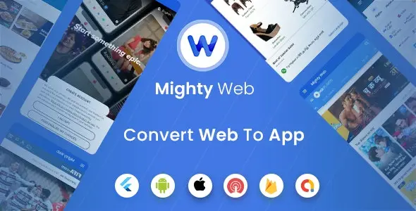 MightyWeb Flutter Webview 17.0 - 将网站转换为应用程序