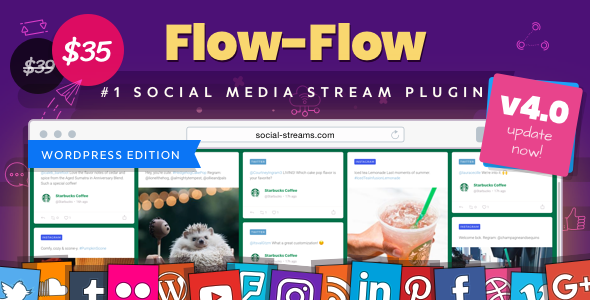 Flow-Flow 4.9.1 - WordPress社交流