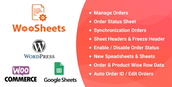 WooCommerce Google Spreadsheet Addon 6.6