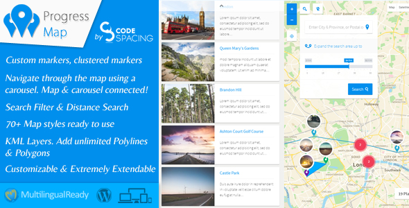 Progress Map WordPress Plugin 5.7.0