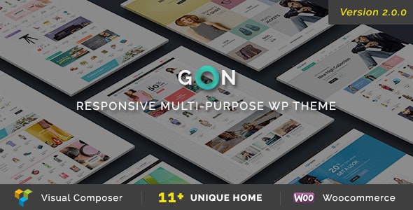 Gon 2.2.6 - 响应式多用途WordPress主题