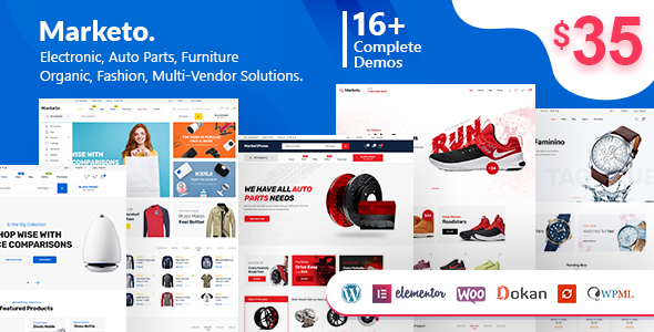 Marketo 4.8.0 - 市场Woocommerce WordPress主题