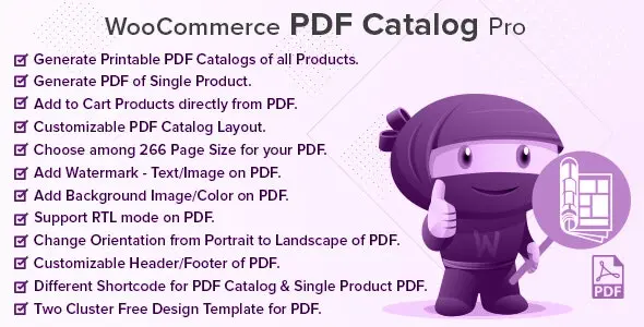 WooCommerce PDF Catalog Pro 2.3.0