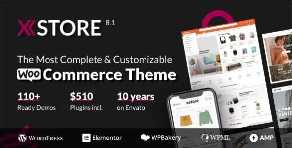 XStore 9.1.1 开心版 - 多用途WooCommerce主题