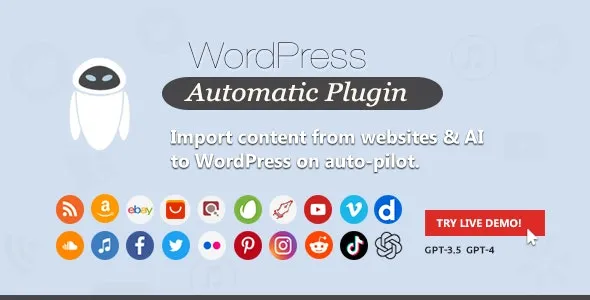 WordPress Automatic Plugin v3.113.0 - 自动采集与发布插件