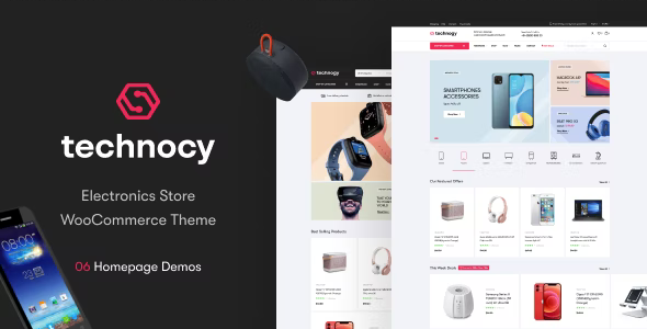 Technocy 1.1.2 - 电子商店WooCommerce主题