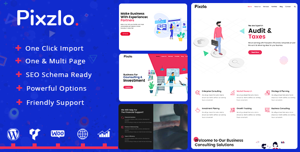 Pixzlo 1.1.4 - 专业创意网站Wordpress主题