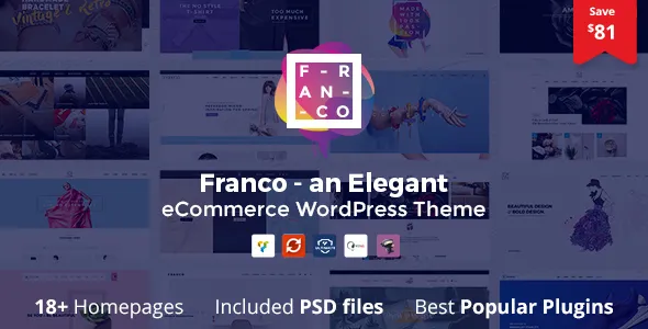 Franco 1.3.6 - 优雅的WooCommerce WordPress主题