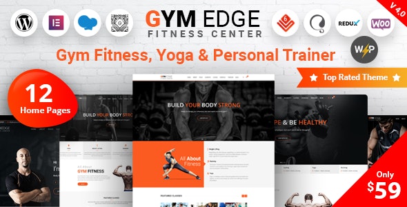 Gym Edge 4.3.0 - 健身运动健身房网站WordPress主题