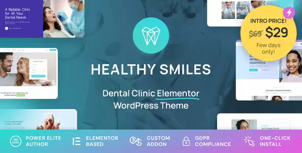 Healthy Smiles (v1.2.1) 牙科诊所WordPress主题