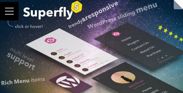 Superfly Responsive Menu 5.0.23 - WordPress菜单插件