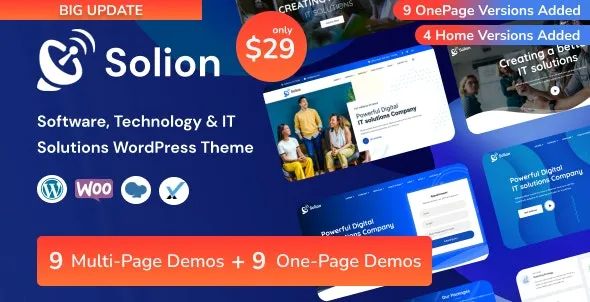 Solion Theme (v2.4) 技术与IT解决方案WordPress网站主题