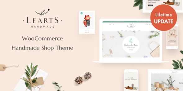 LeArts 1.5.3 - 手工艺品创意制作产品商店WordPress主题