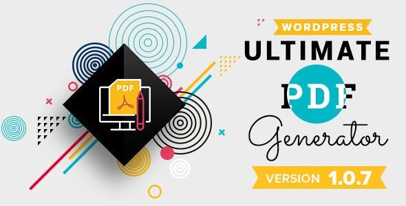 WP Ultimate PDF Generator 1.0.7