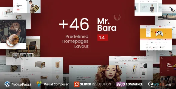 Mr.Bara 1.9.6 - 多功能电子商务网站WordPress主题