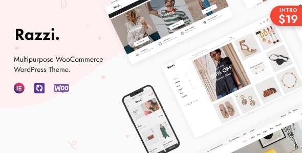 Razzi 1.8.7 - 多用途WooCommerce WordPress主题