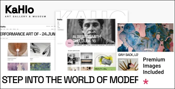 Kahlo Art Gallery and Museum Theme v1.2 - 艺术画廊与博物馆WordPress主题