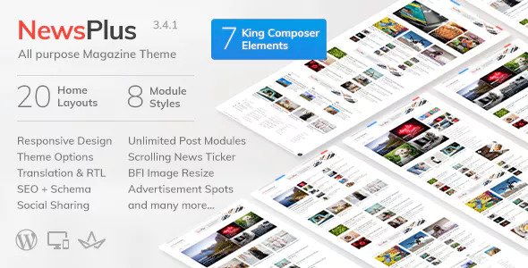 NewsPlus 4.0.1 - 新闻杂志网站WordPress主题