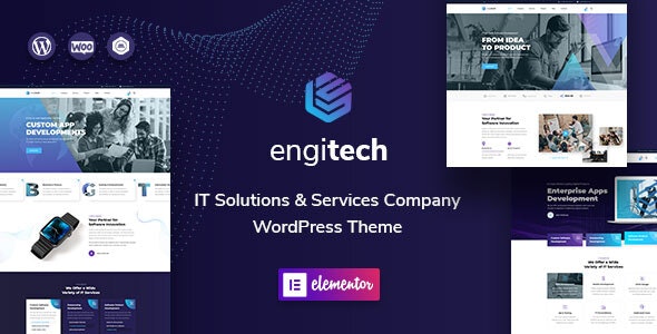 Engitech 1.4.6 - IT解决方案&服务WordPress主题