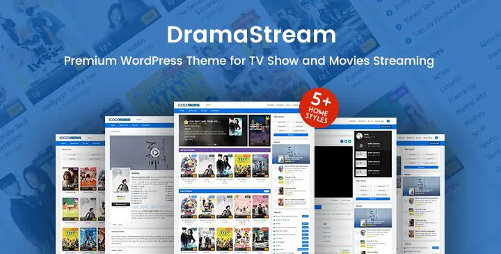 DramaStream v2.1.3 WordPress主题 - 影视流媒体网站建设利器