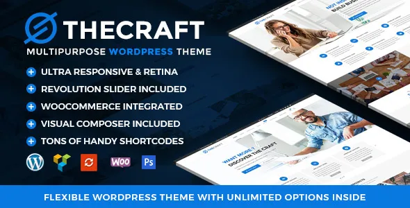 TheCraft 1.22 - 响应式多用途高级WordPress主题