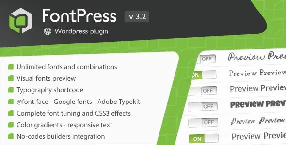 FontPress 3.3.4 - WordPress字体管理器