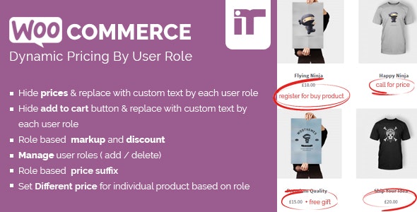 Woocommerce Dynamic Pricing By User Role 1.8